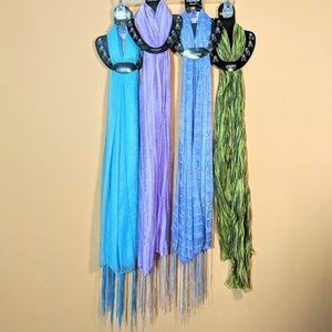 Multi-Colored Scarves NWT